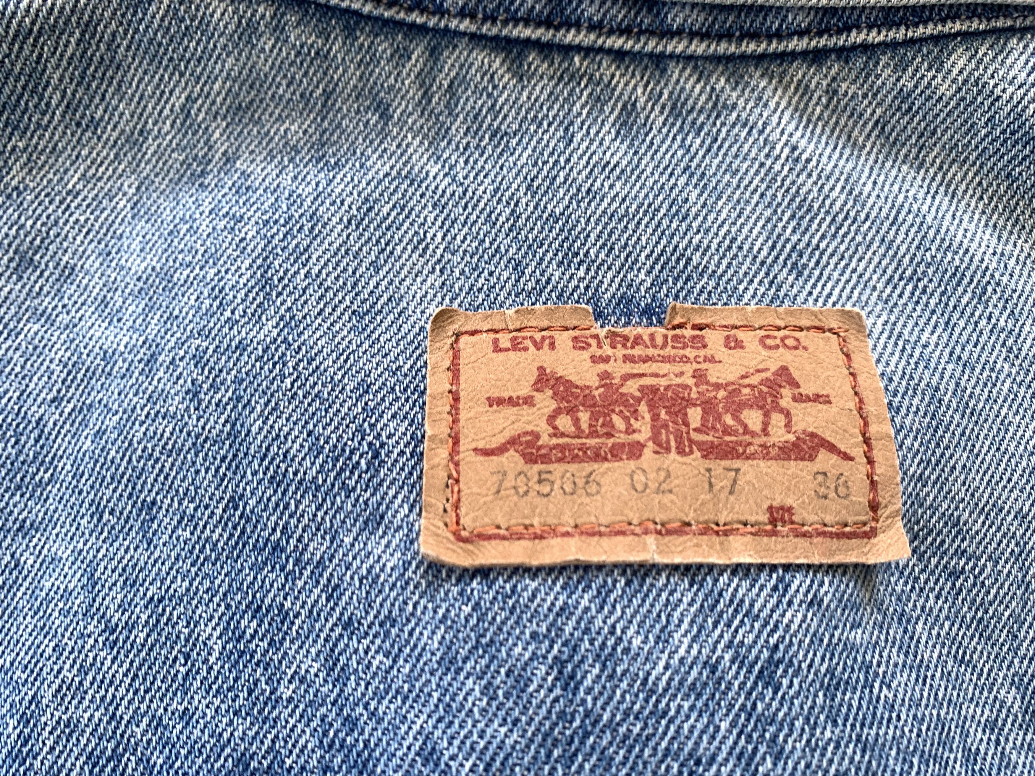 Levi's Vintage Clothing Levi’s Vintage Denim Trucker Jacket Made in France Size L / US 10 / IT 46 - 6 Thumbnail