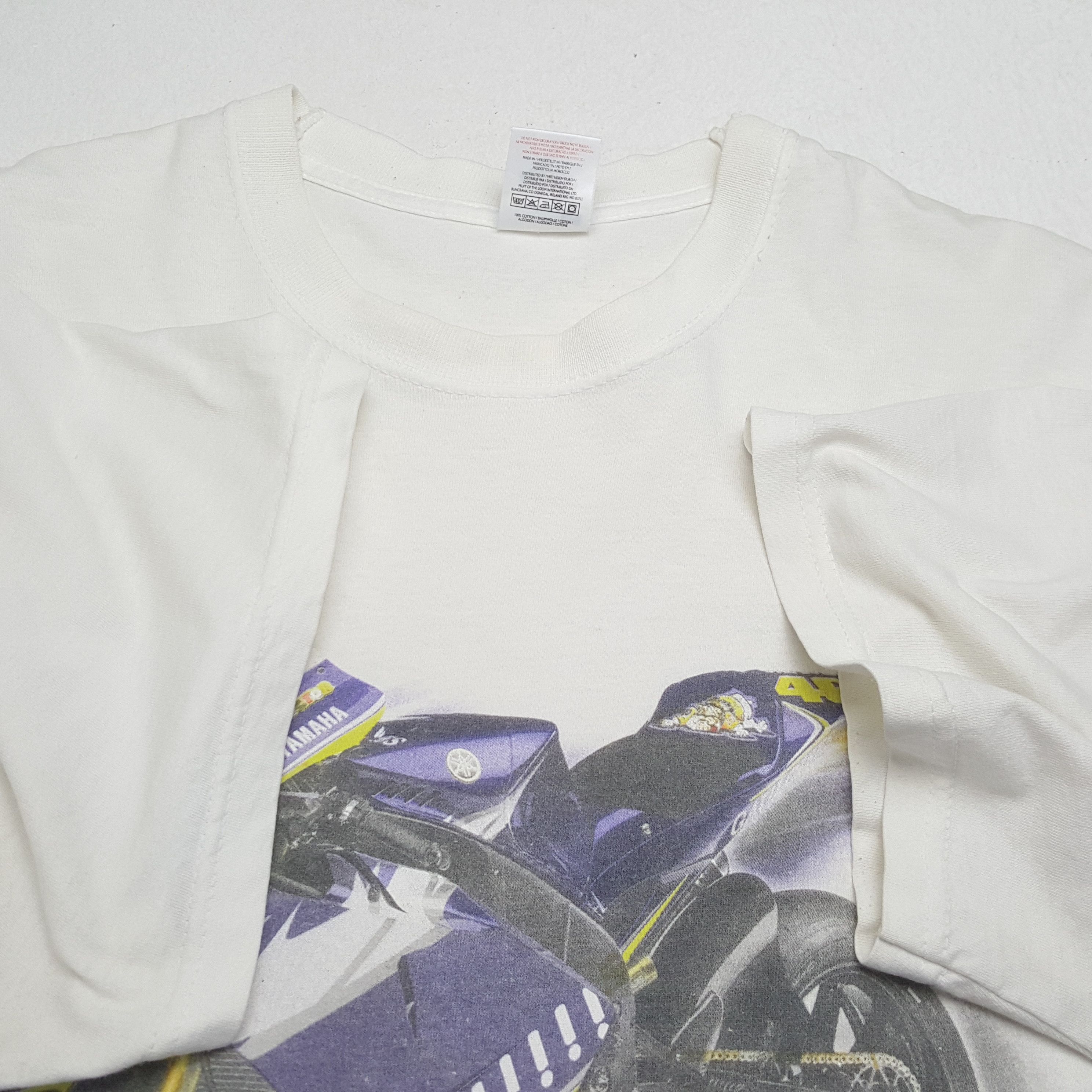 Vintage × Yamaha MOTUL YAMAHA ROSSI 46 MotoGP Racing Tshirt Size US XL / EU 56 / 4 - 5 Thumbnail
