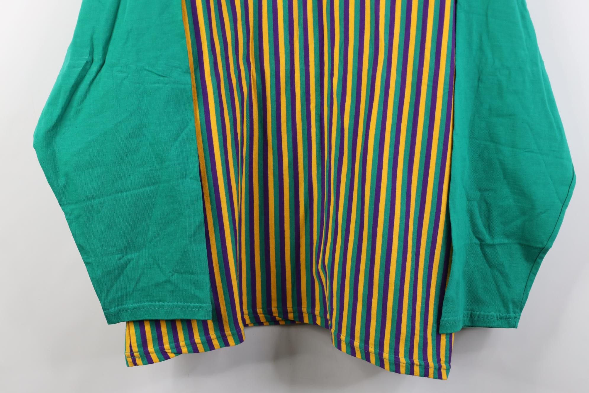 Vintage Deadstock Vintage 90s Streetwear 1/4 Zip Polo Shirt USA Size US L / EU 52-54 / 3 - 3 Thumbnail