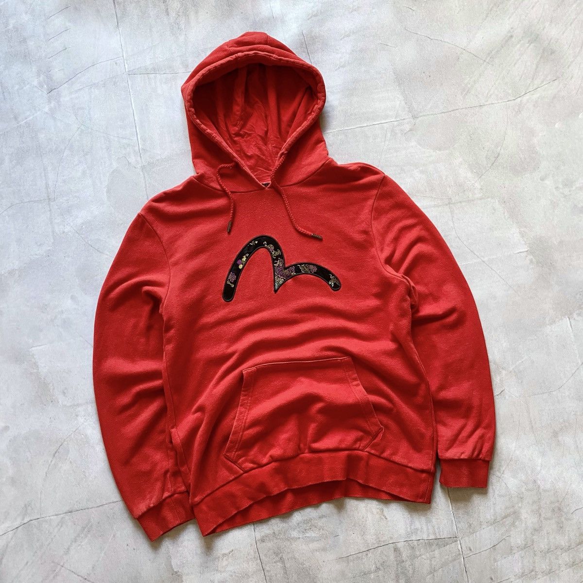 Evisu Japan Evisu Big Logo Embroidered Vintage Rare Hoodie Size US XL / EU 56 / 4 - 1 Thumbnail