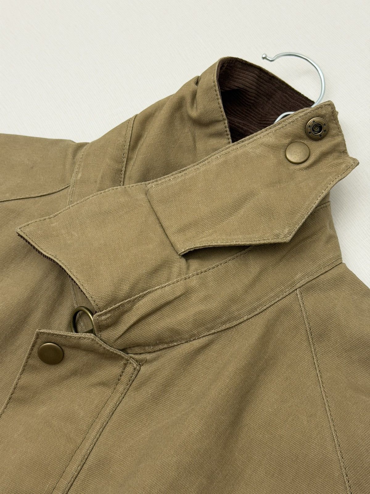 St. Johns Bay St. John's Bay Barn Jacket Corduroy Collar Full Zip Snap Wax Size US L / EU 52-54 / 3 - 9 Thumbnail
