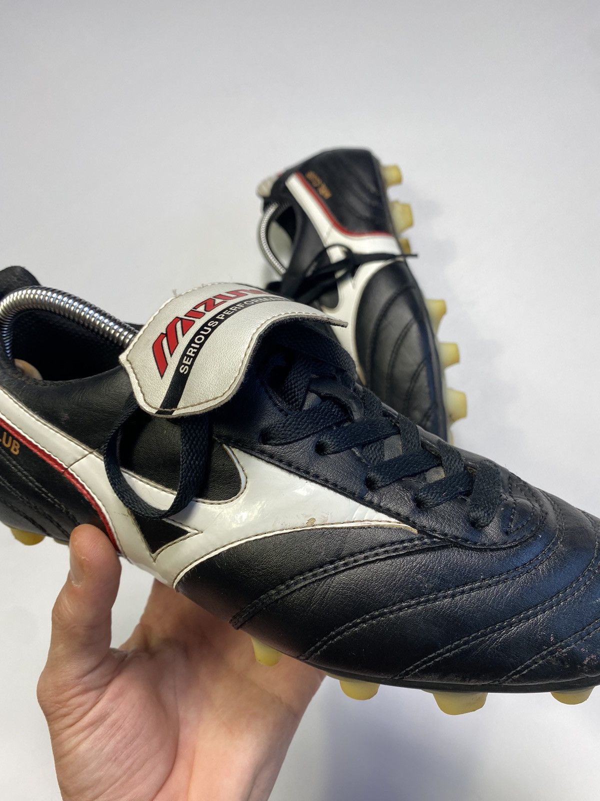 Mizuno Vintage Mizuno MRL club leather cleats football shoes Size US 8.5 / EU 41-42 - 5 Thumbnail