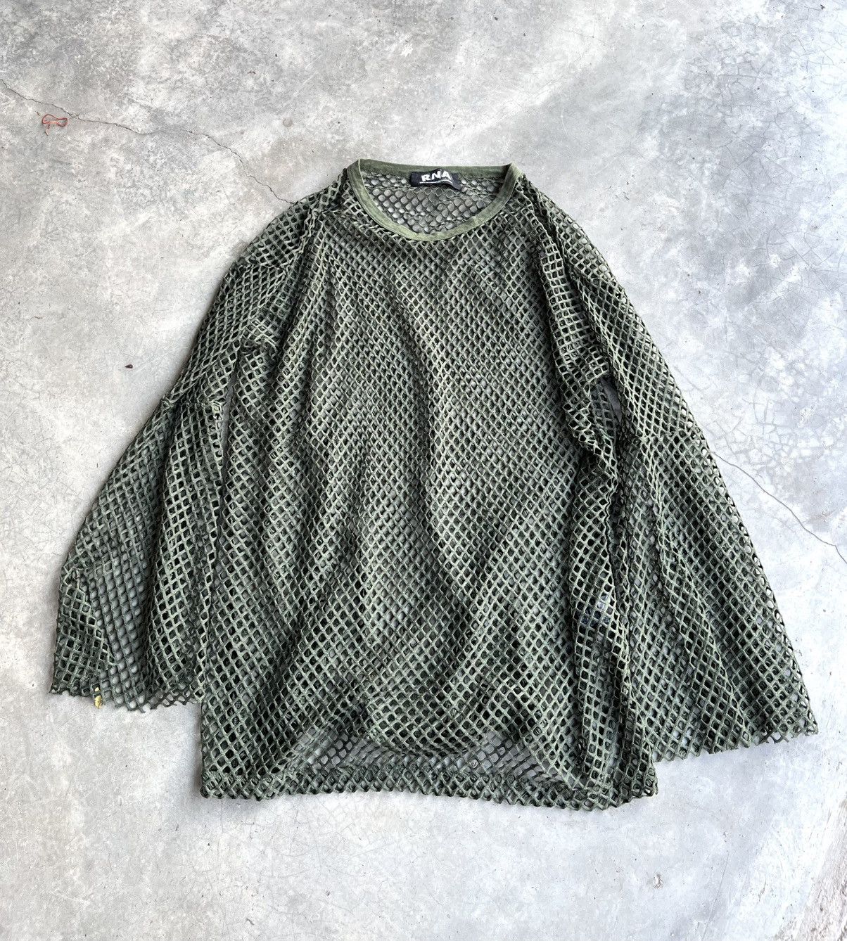 Japanese Brand RNA INSPIRED PUNK NET SHIRT LONG SLEEVE Size US L / EU 52-54 / 3 - 2 Thumbnail