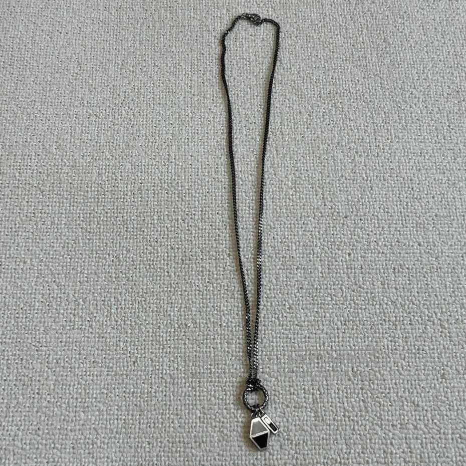 Bottega Veneta Bottega Veneta Multi Pandent Silver Necklace. Size ONE SIZE - 1 Thumbnail