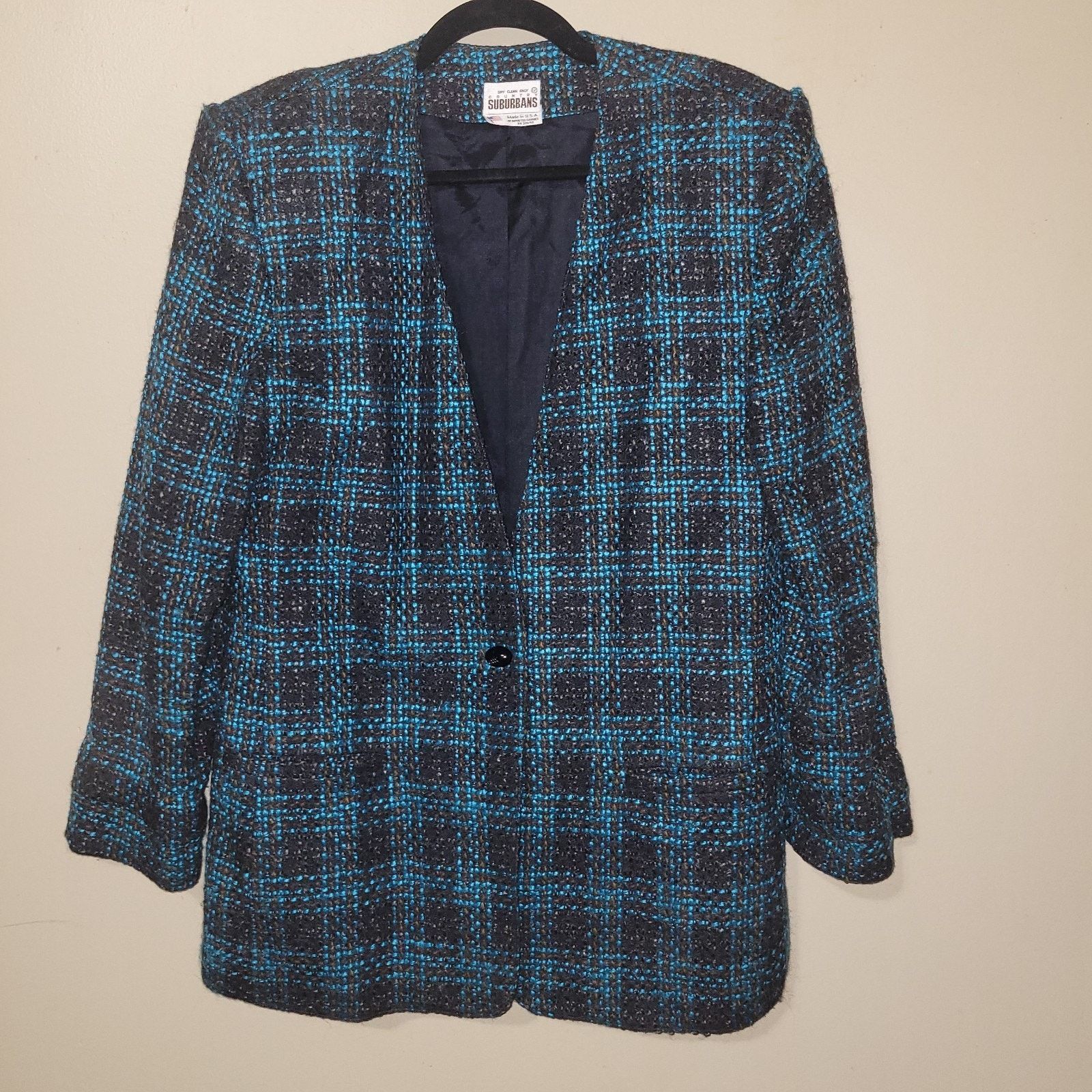 & Other Stories Vintage Suburbans Women’s Blazer Size 12, Made In USA Size L / US 10 / IT 46 - 1 Thumbnail