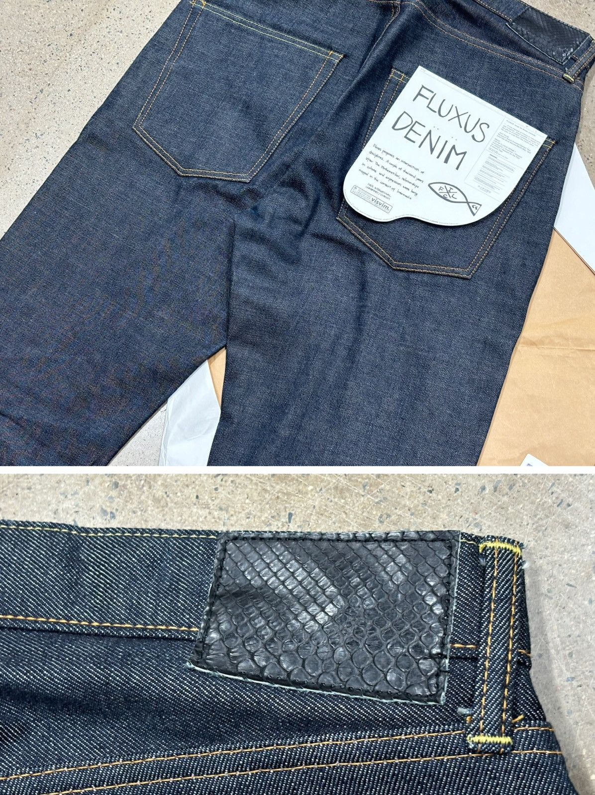 Visvim Visvim Fluxus 05 Unwashed Denim Pants Size US 36 / EU 52 - 4 Thumbnail