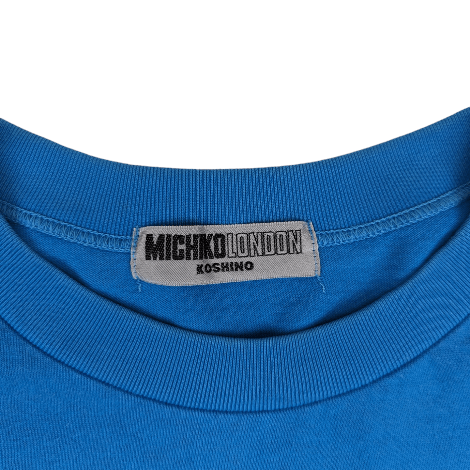 Japanese Brand 90's MICHIKO KOSHINO LONDON Big Logo T-Shirt Single Stitches Size US M / EU 48-50 / 2 - 7 Thumbnail