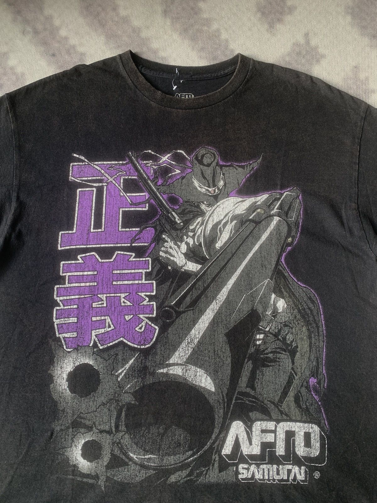 Anime Afro Samurai Anime Tshirt Size US XL / EU 56 / 4 - 1 Thumbnail