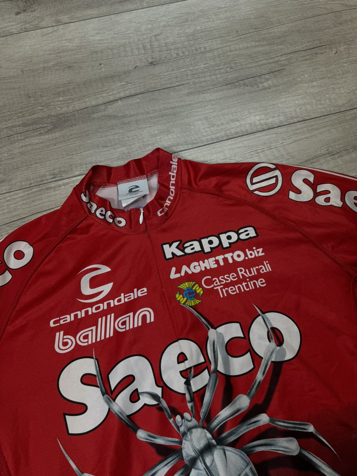 Other Cannondale Gilberto Simoni Saeco Kappa Spider Cycling Jersey Size US L / EU 52-54 / 3 - 5 Thumbnail