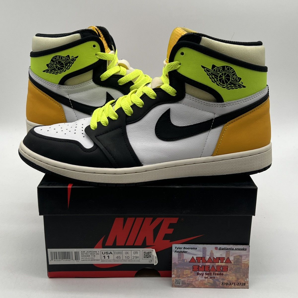 Air Jordan High Volt gold