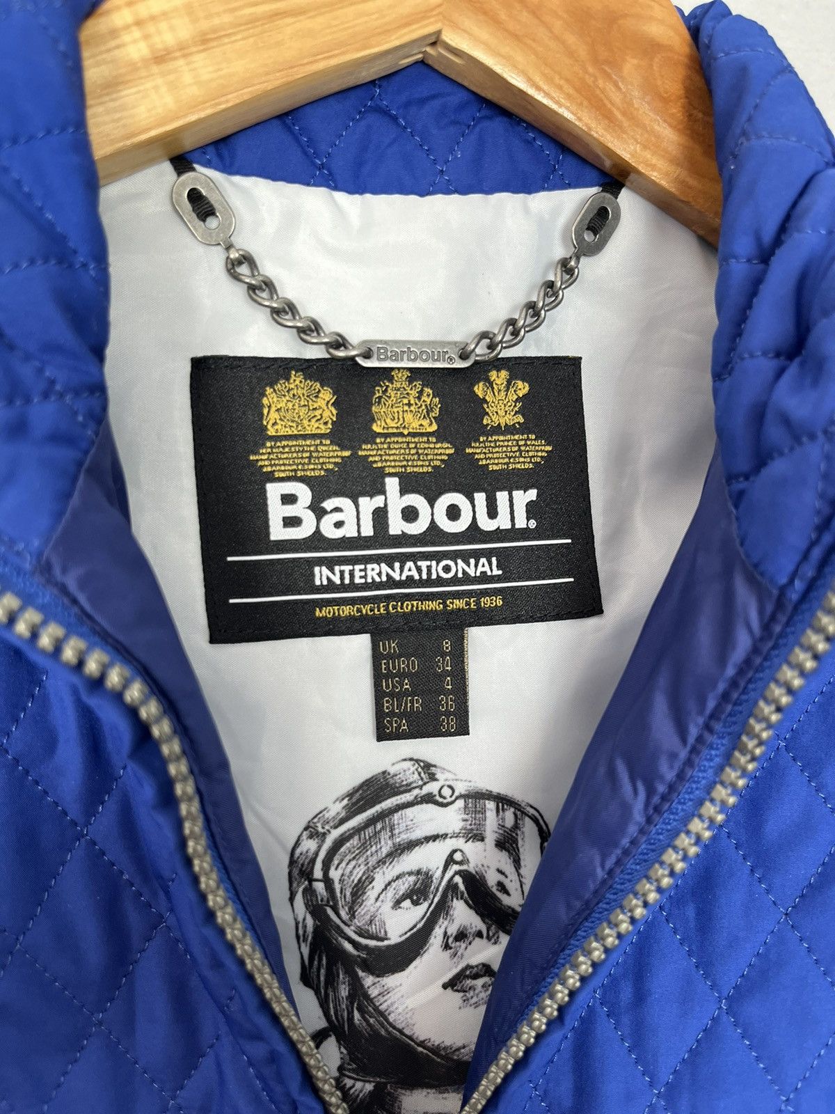 Barbour Barbour International Black Streak Nylon Quilted Jacket Size S / US 4 / IT 40 - 8 Thumbnail