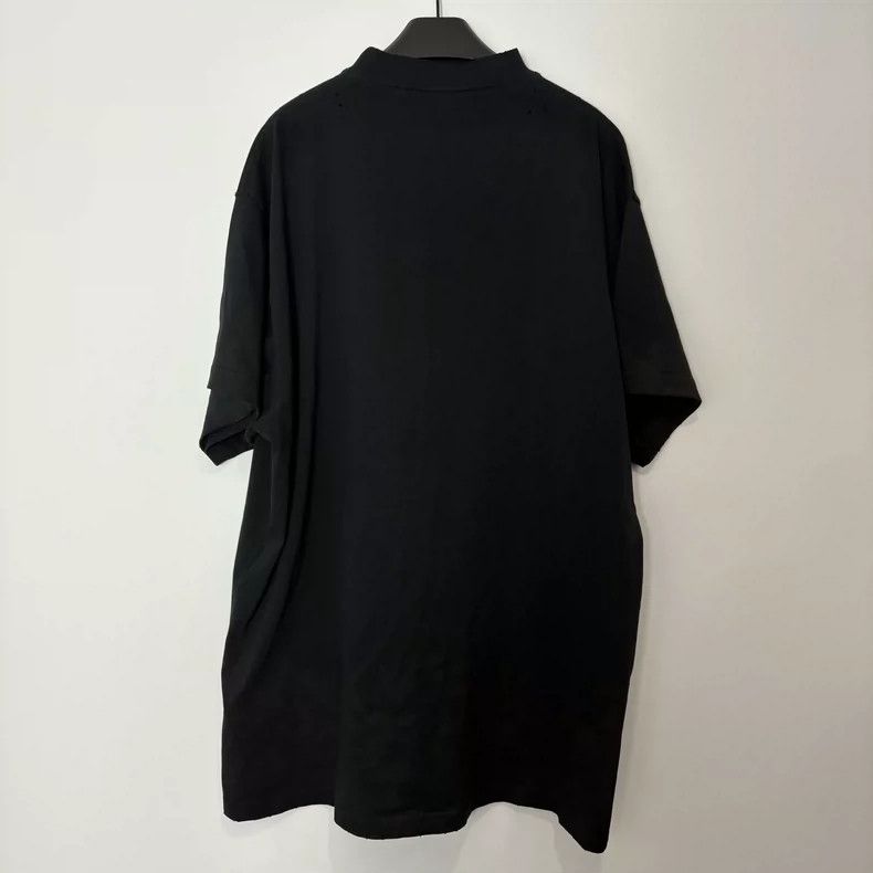 Balenciaga Balenciaga Fading effect Logo printed round neck short sle Size US M / EU 48-50 / 2 - 2 Thumbnail
