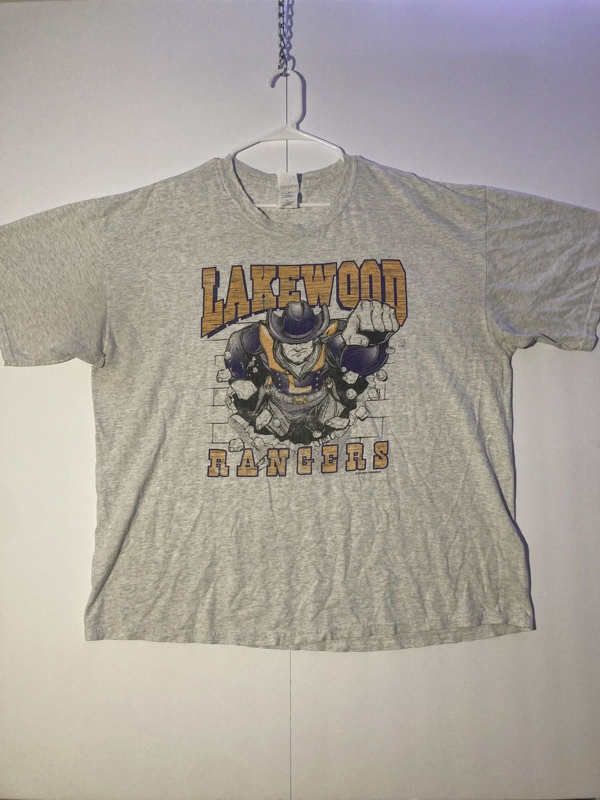 Vintage Vintage Lakewood Rangers police Graphic Tee Size US XXL / EU 58 / 5 - 1 Thumbnail