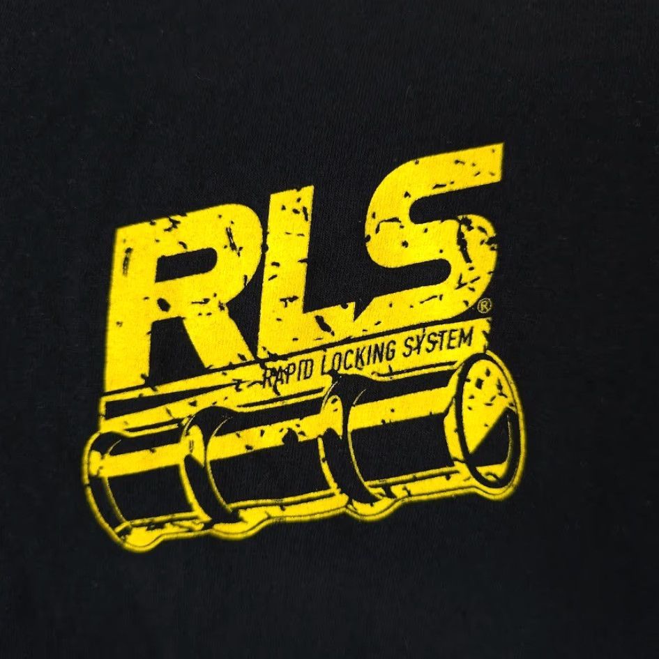 Fruit Of The Loom RLS Rapid Locking System T Shirt Mens Size 2XL Black American Flag Shirt Mens 2XL Black Size US XXL / EU 58 / 5 - 3 Thumbnail