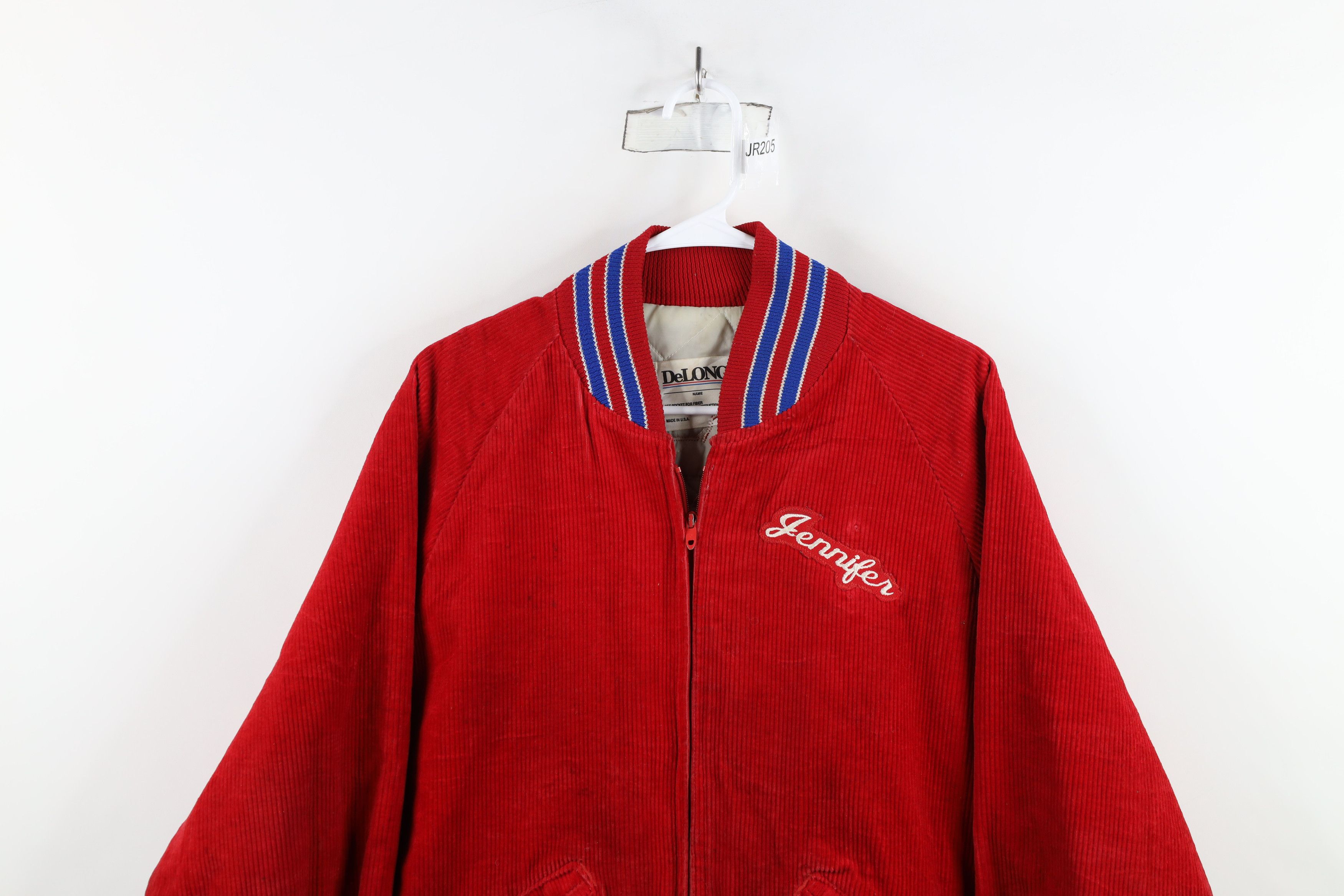 Vintage Vintage 80s All American Cheerleader Corduroy Jacket USA Size XXL / US 16-18 / IT 52-54 - 2 Thumbnail
