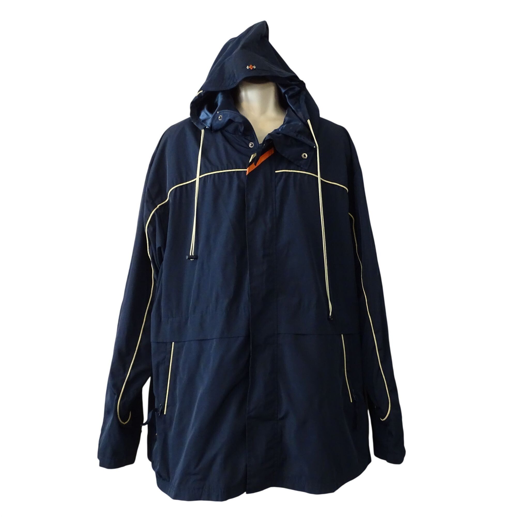 Other Vintage Russell Simmons Argyleculture Men Blue Hooded Jacket Size US XXL / EU 58 / 5 - 1 Thumbnail