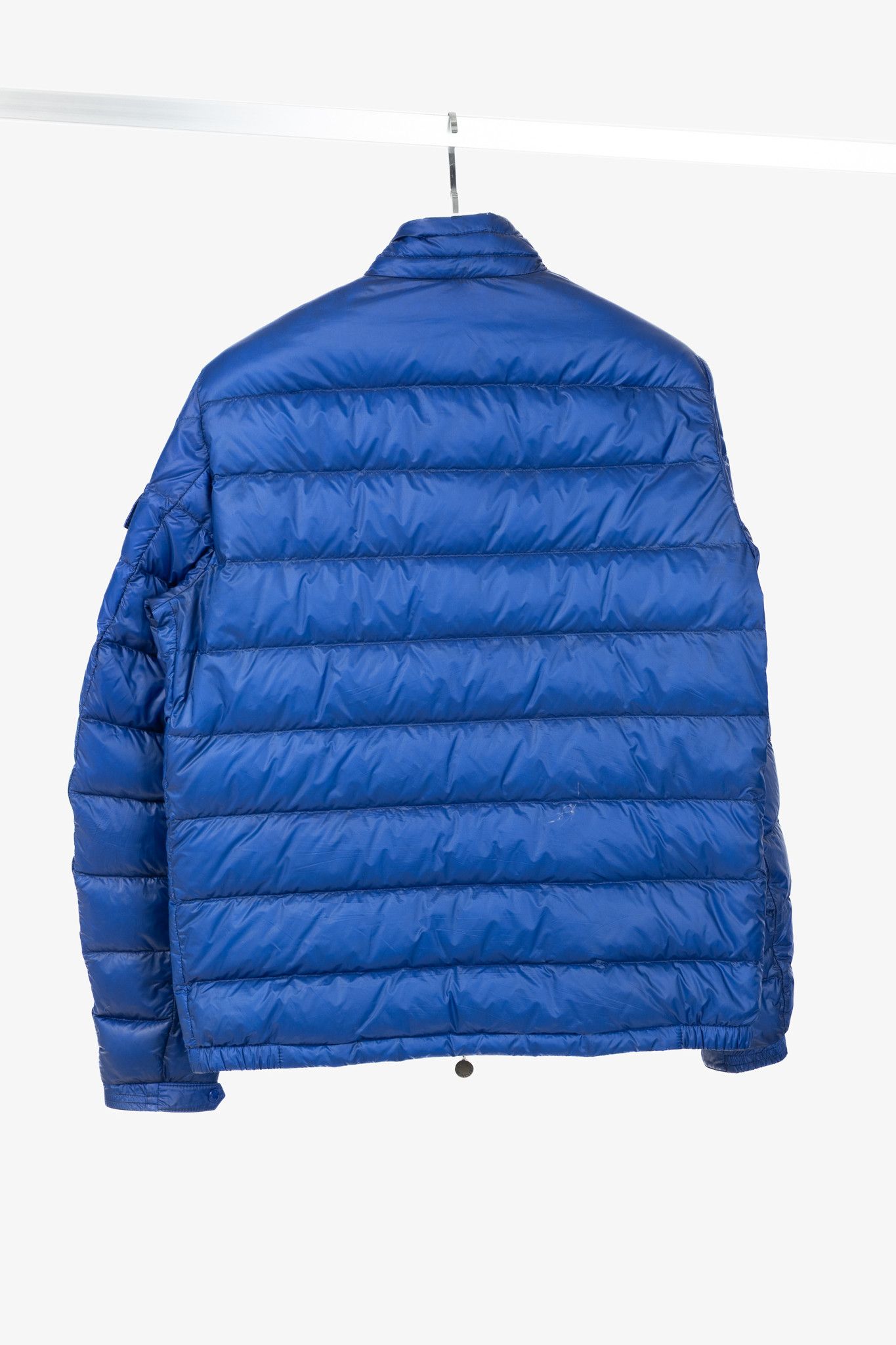 Moncler Moncler Longue Saison Agay Blue Quilted-Nylon Puffer Jacket Size US XL / EU 56 / 4 - 2 Thumbnail