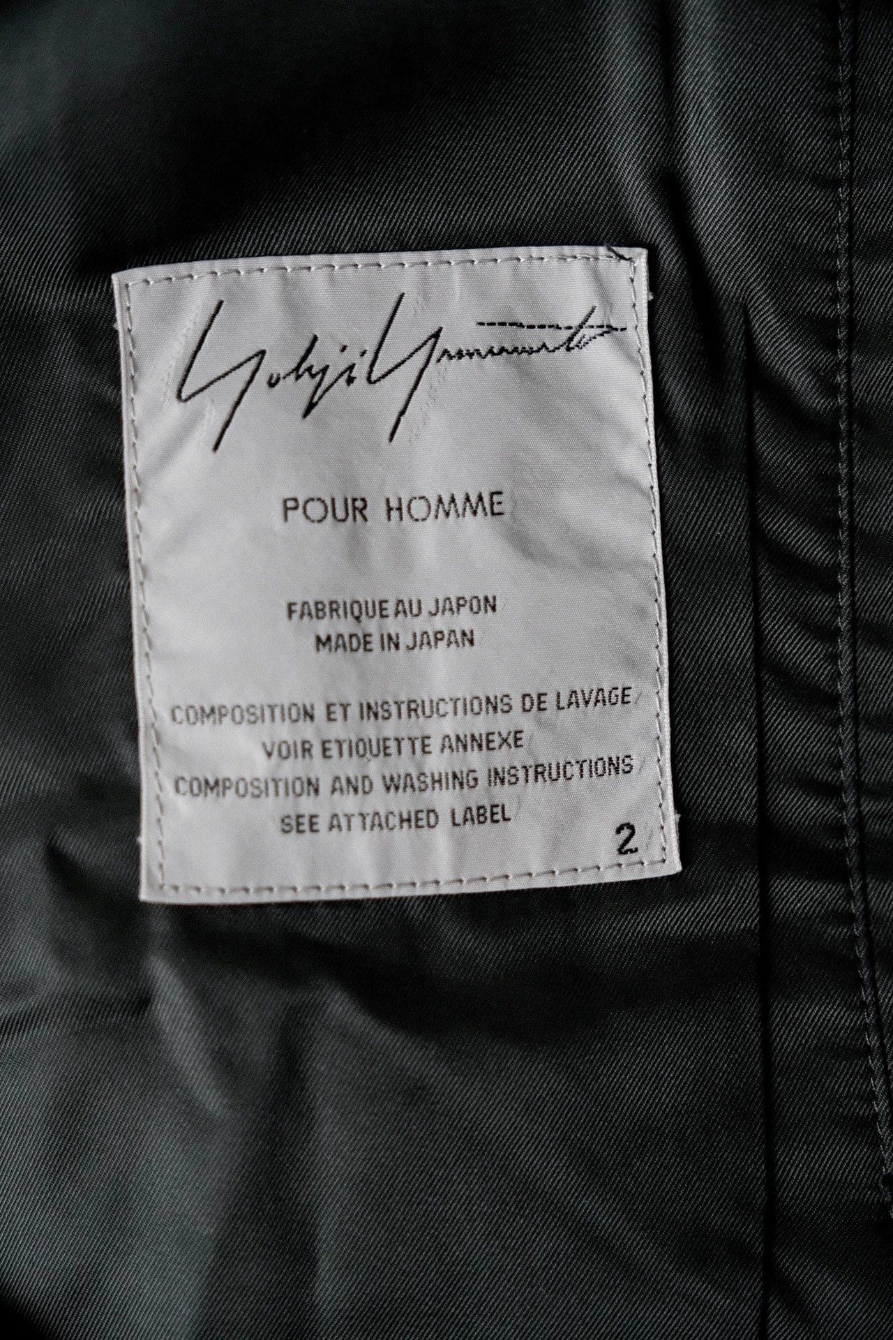 Yohji Yamamoto Yohji Yamamoto 19AW Vtg Silk Double-Collar Smoking Jkt Size US M / EU 48-50 / 2 - 9 Thumbnail