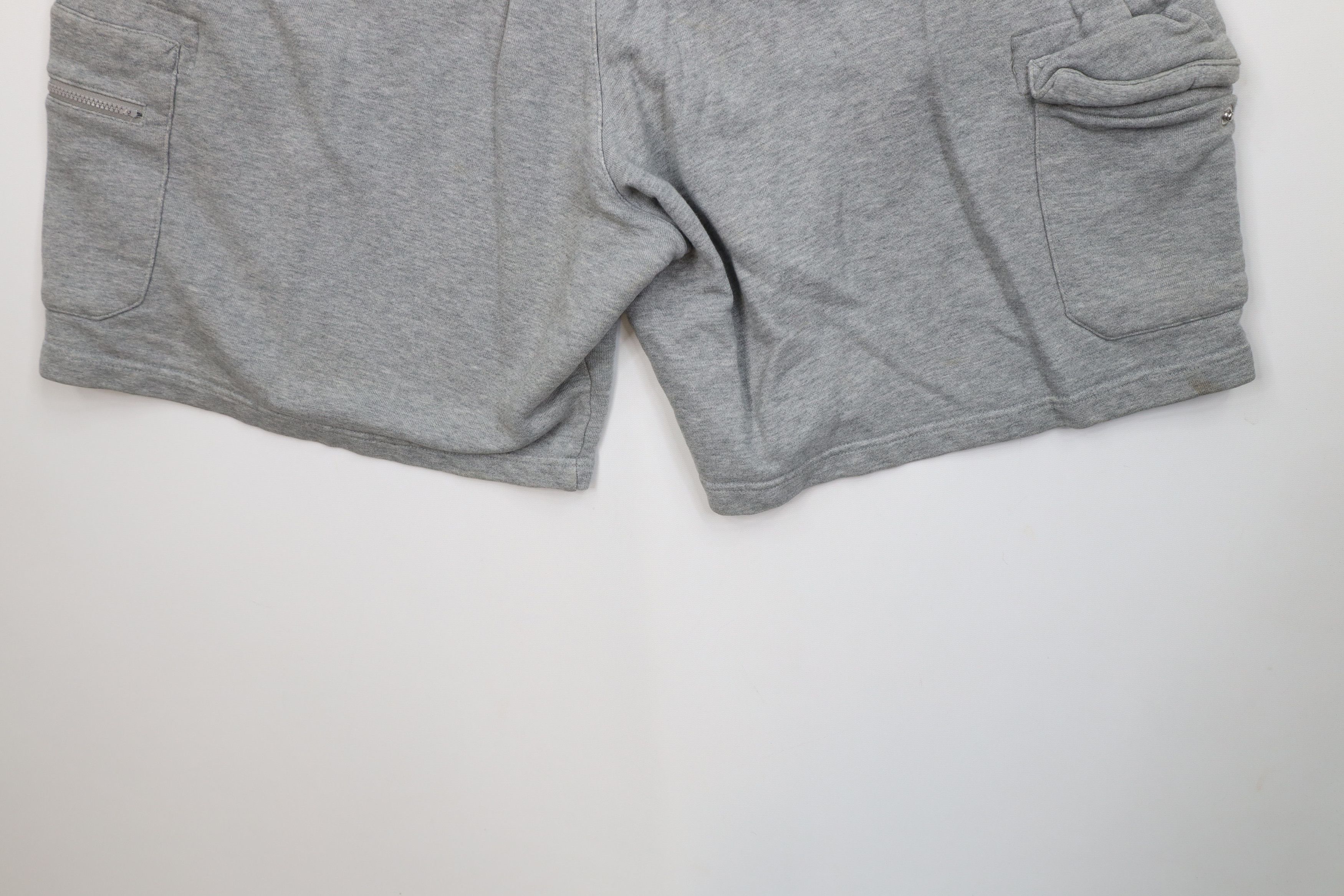 Nike Vintage Nike Mini Swoosh Heavy French Terry Cargo Shorts Size US 36 / EU 52 - 14 Thumbnail