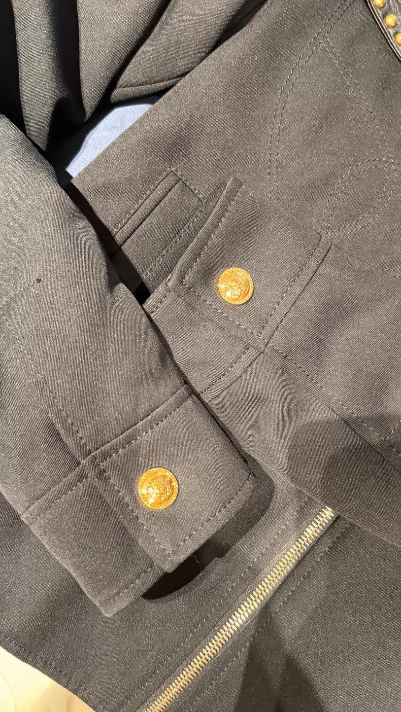 Versace Versace Men's leather jacket Size US S / EU 44-46 / 1 - 5 Thumbnail