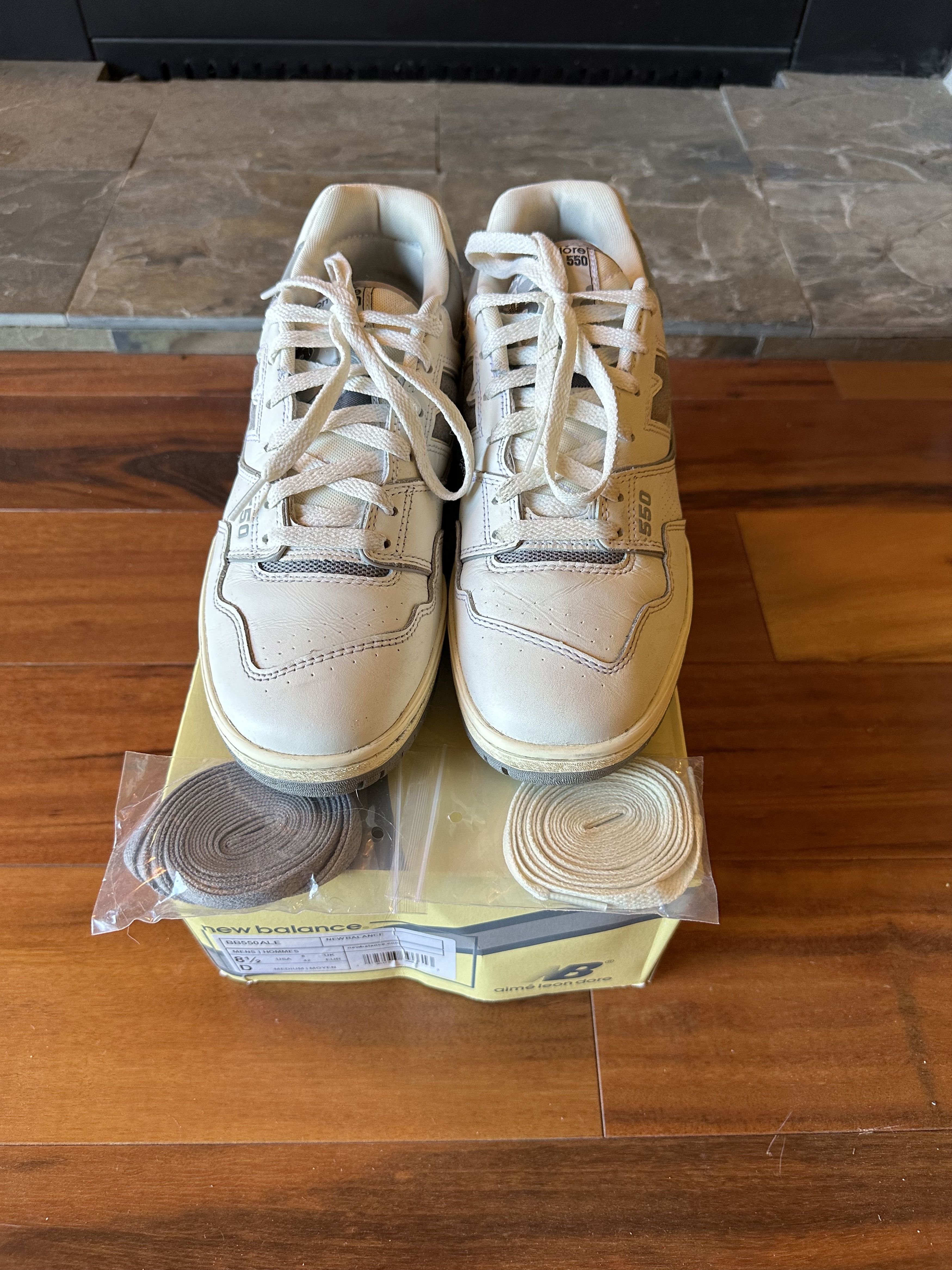 Aime Leon Dore × New Balance Silver Aime Leon Dore x New Balance 550 Size US 8.5 / EU 41-42 - 2 Thumbnail