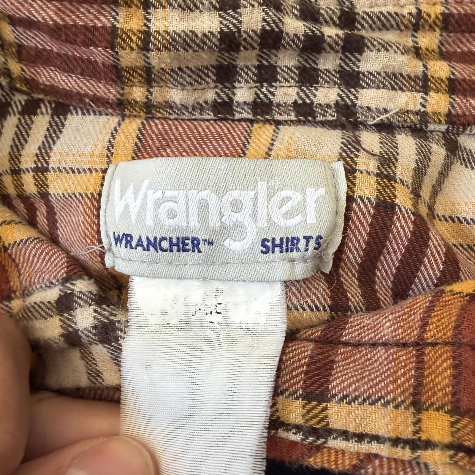 Wrangler Vintage Wrangler Western Flannel Plaid Snap Shirt 90s Y2K Size US M / EU 48-50 / 2 - 3 Thumbnail