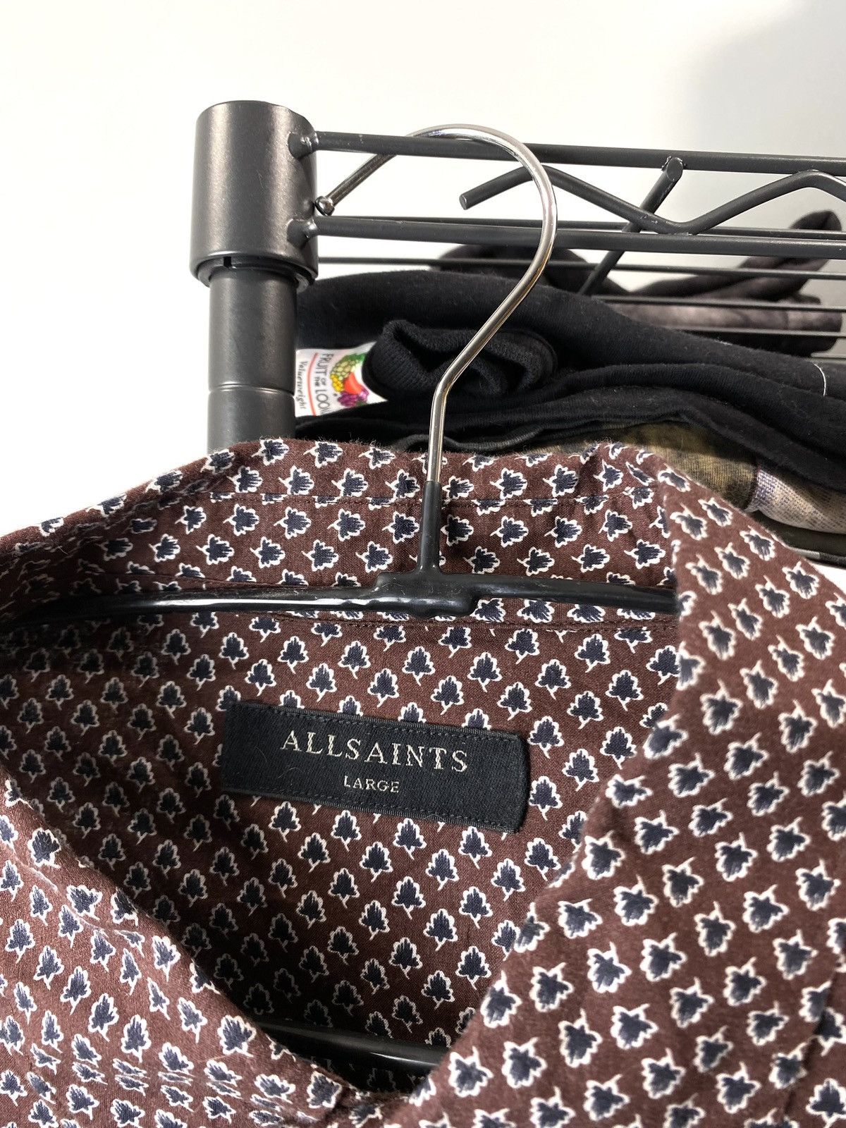 Allsaints All Saints Pattern Shirt Luxury Retro Style Size US L / EU 52-54 / 3 - 4 Thumbnail