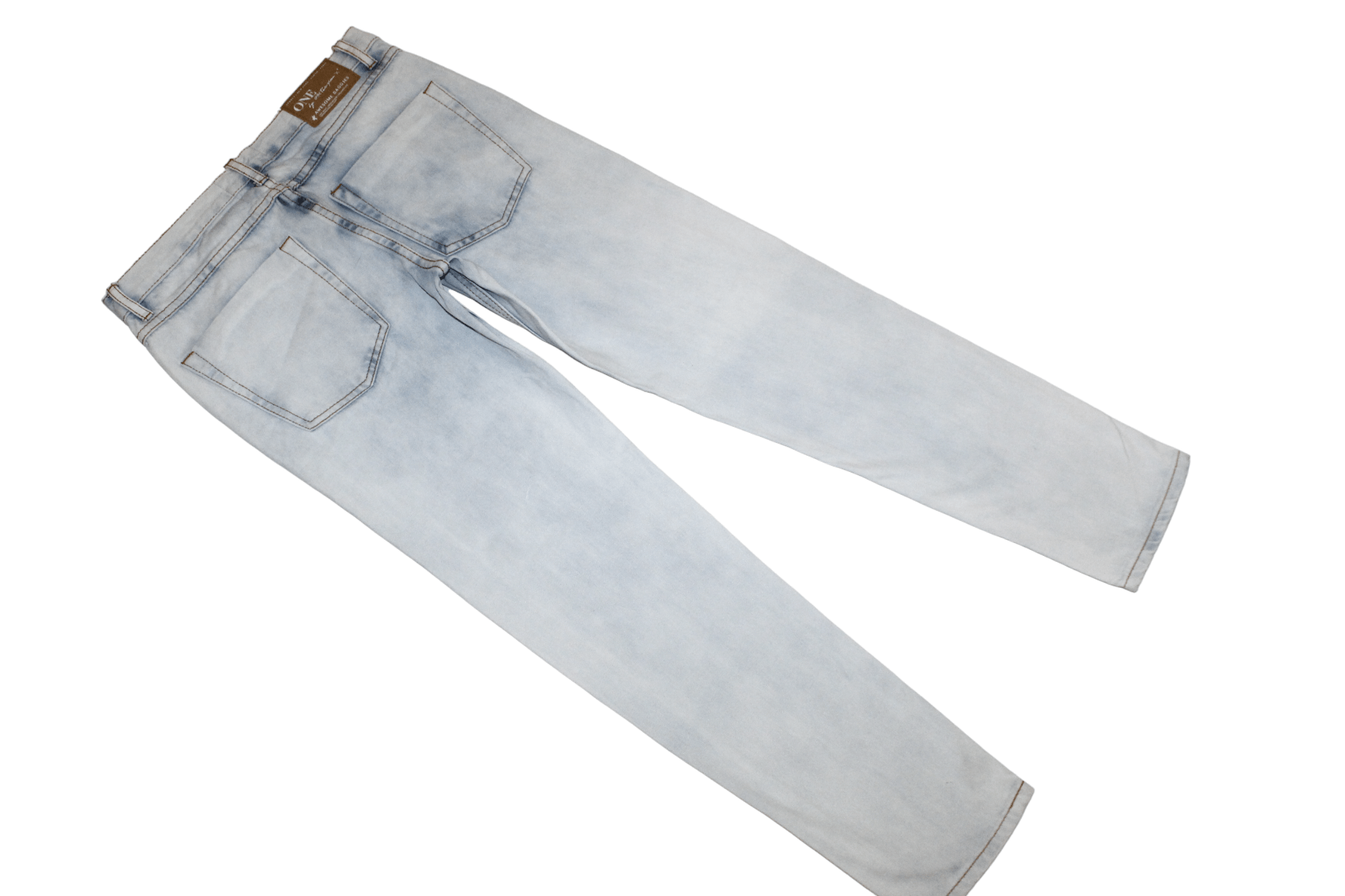 One Teaspoon Y2k One Teaspoon Light Blue Washed Destroyer Jeans Size US 26 / EU 42 - 11 Thumbnail