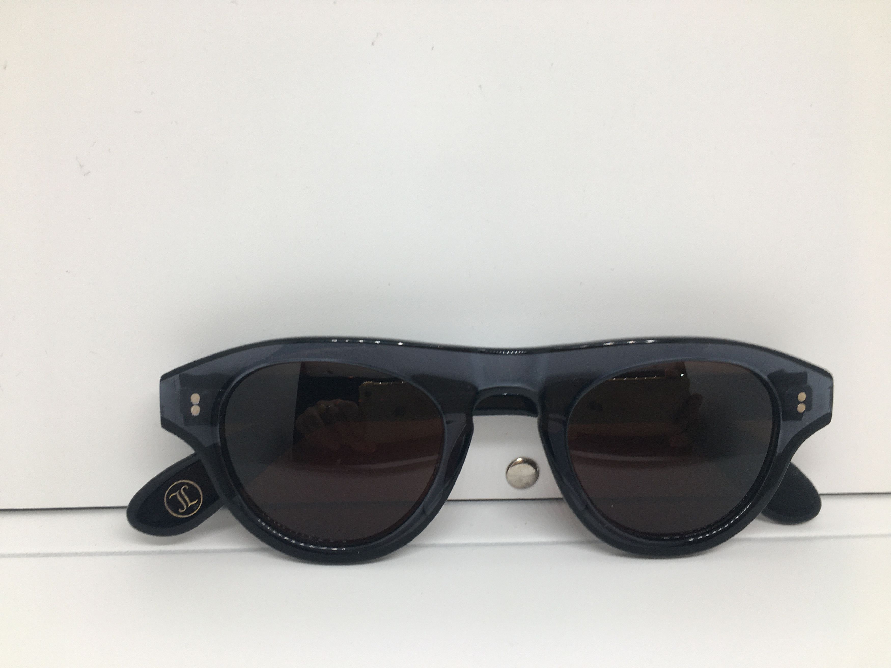 Other JL Arthur Clear Blue Acetate Sunglasses Frame Size ONE SIZE - 7 Thumbnail