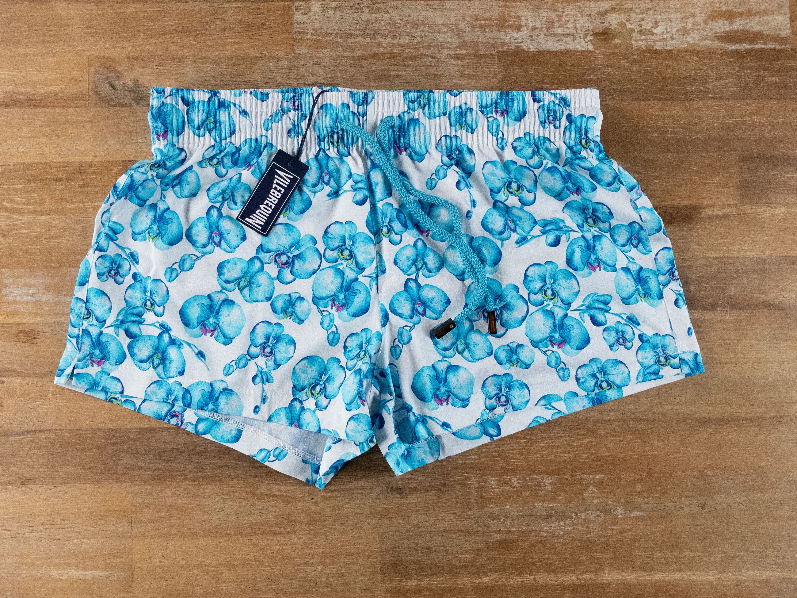 Vilebrequin VILEBREQUIN Orchid white blue floral swim shorts Small Size 30" / US 8 / IT 44 - 1 Thumbnail