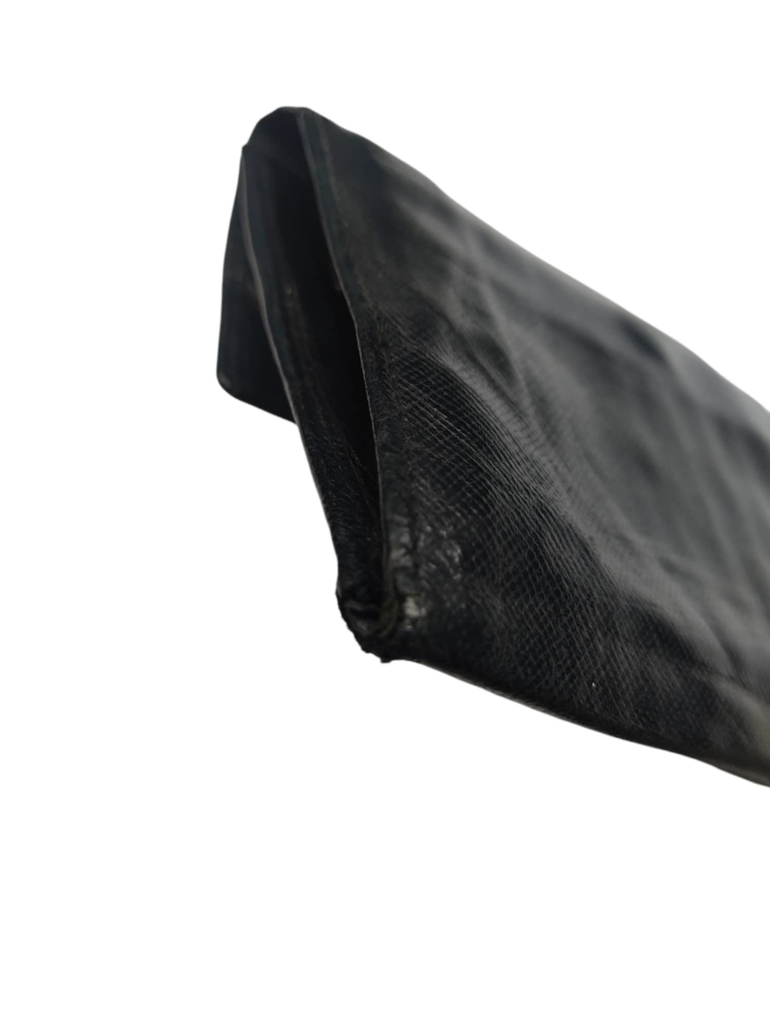 Prada PRADA BLACK SAFFIANO METAL LEATHER TRIANGLE WALLET Size ONE SIZE - 11 Thumbnail