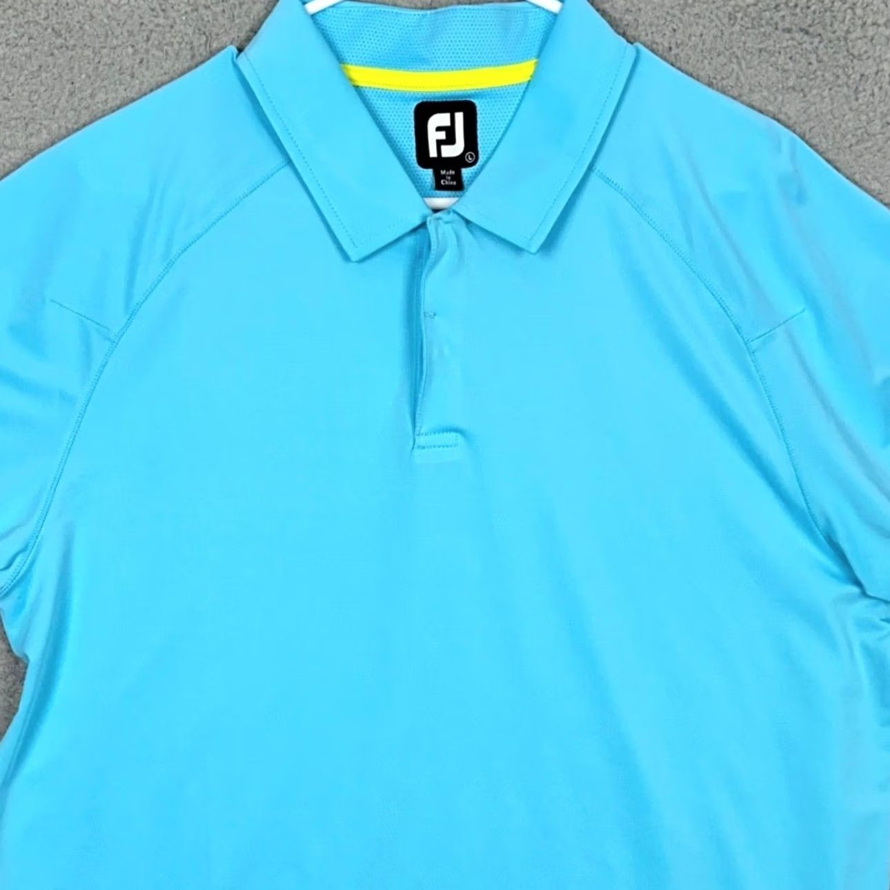 Footjoy FootJoy Polo Shirt Mens Large Light Blue Golf Performance Stretch Rugby Logo Size US L / EU 52-54 / 3 - 2 Thumbnail