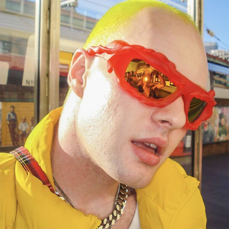 Electric Visual Modern Street ins style custom avant-garde sunglasses Size ONE SIZE - 3 Thumbnail