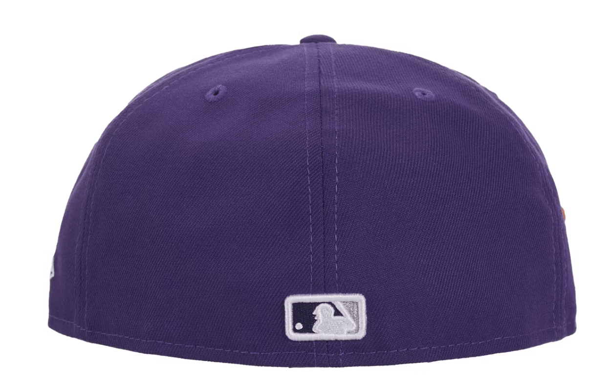 Supreme Supreme MLB Teams Box Logo New Era 59Fifty Cap Purple 7 5/8 Size ONE SIZE - 3 Thumbnail