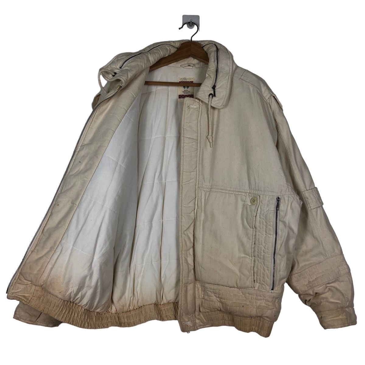 Japanese Brand 90s Vintage Bomber Jacket Parachute Bondage Design Mcgregor Size US M / EU 48-50 / 2 - 8 Thumbnail