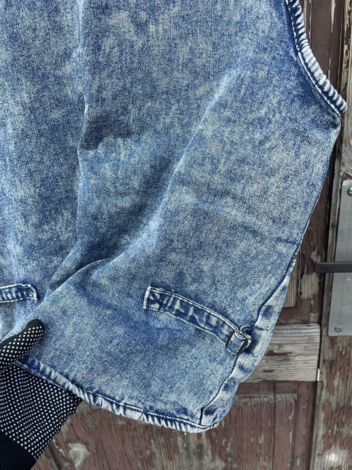 Japanese Brand × Vintage Vintage Washed Denim Multi Pocket Vest Cargo Utility Size US L / EU 52-54 / 3 - 7 Thumbnail