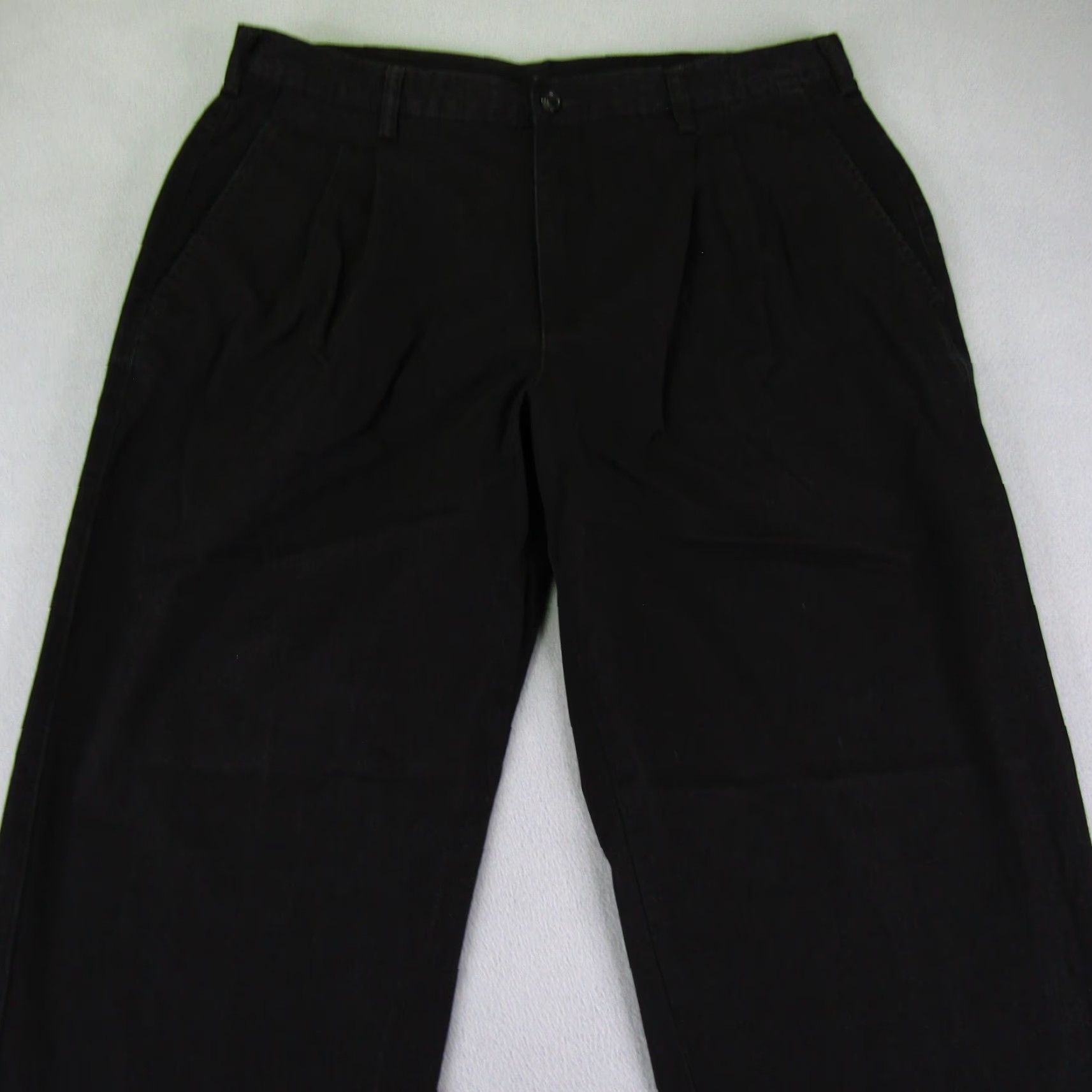 Vintage VINTAGE Solo Semore Pants Mens 38 Adult Black Chino 90s Grunge Y2K Casual Regular Fit Size US 36 / EU 52 - 2 Thumbnail
