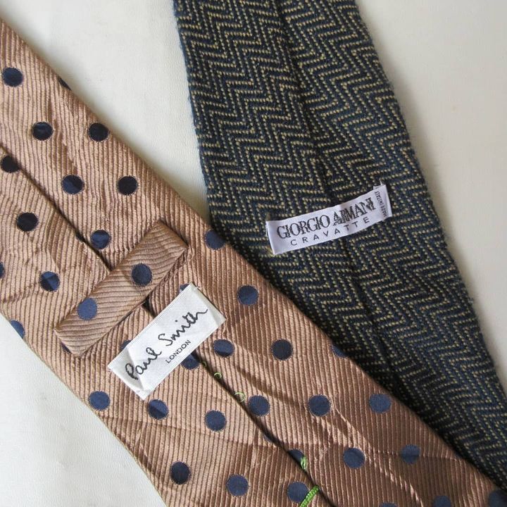 Giorgio Armani × Paul Smith Giorgio Armani tie Made in Italy and paul smith tie uk made Size ONE SIZE - 3 Thumbnail