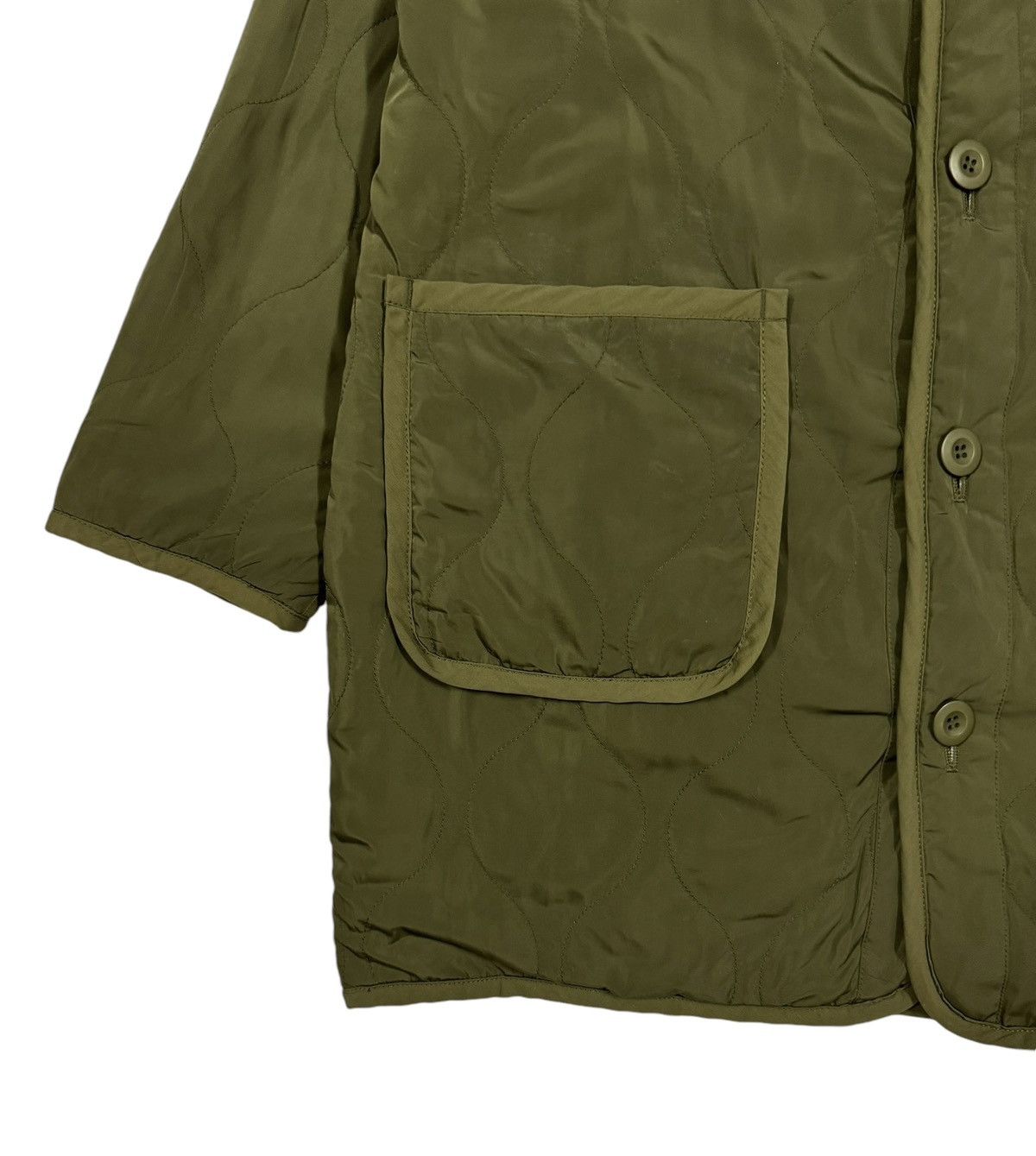 Beams Plus × Japanese Brand Vtg🔥Ray Beams Military Quilted Cardigan Reversible Sherpa Size US M / EU 48-50 / 2 - 11 Thumbnail