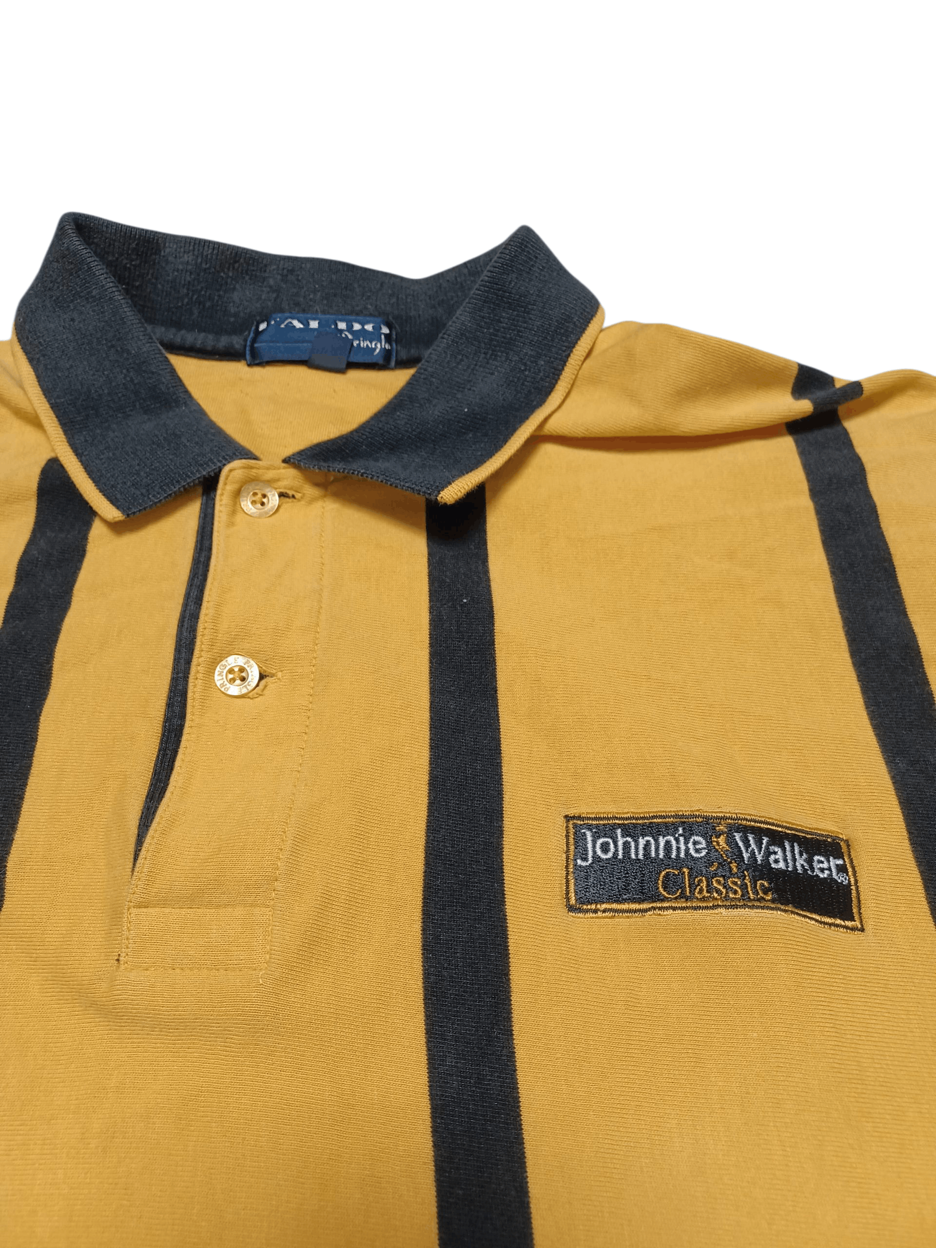 Pringle Of Scotland JOHNIE WALKER X PRINGLE VINTAGE OFFICIAL MERCH POLO SHIRT Size US L / EU 52-54 / 3 - 2 Thumbnail