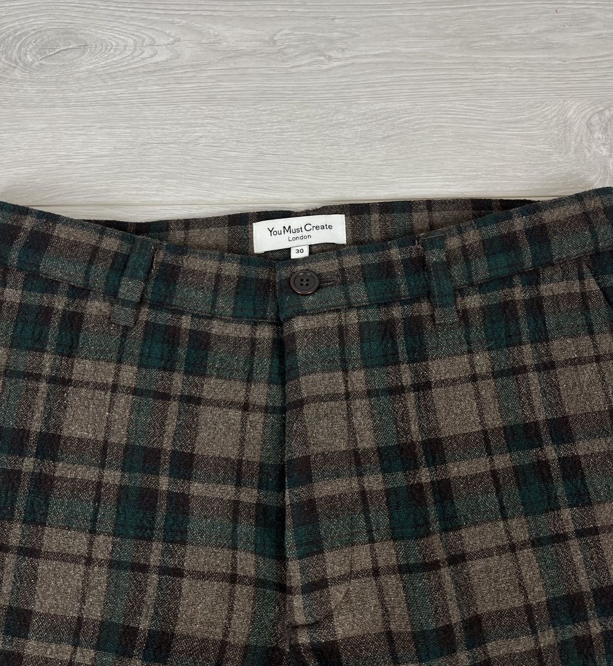 YMC You Must Create YMC London Wool Plaid Pants Size US 30 / EU 46 - 5 Thumbnail
