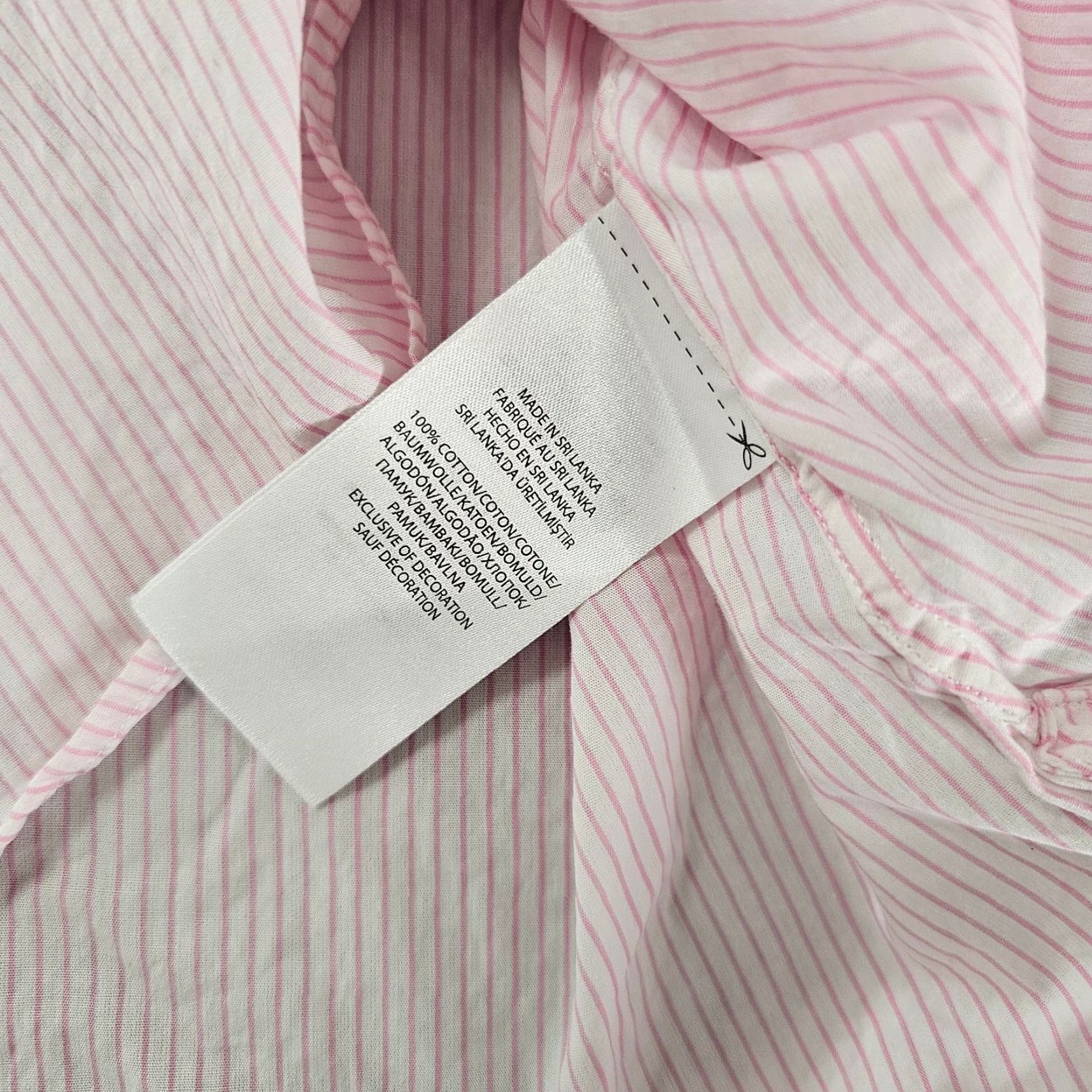 Polo Ralph Lauren Polo Ralph Lauren Dress Shirt Mens 15.5 32/33 Pink Slim Pinstriped Cotton Pony Shirt Men's Slim Pink Pinstripe Button-Up Vintage? Size 42R - 7 Thumbnail