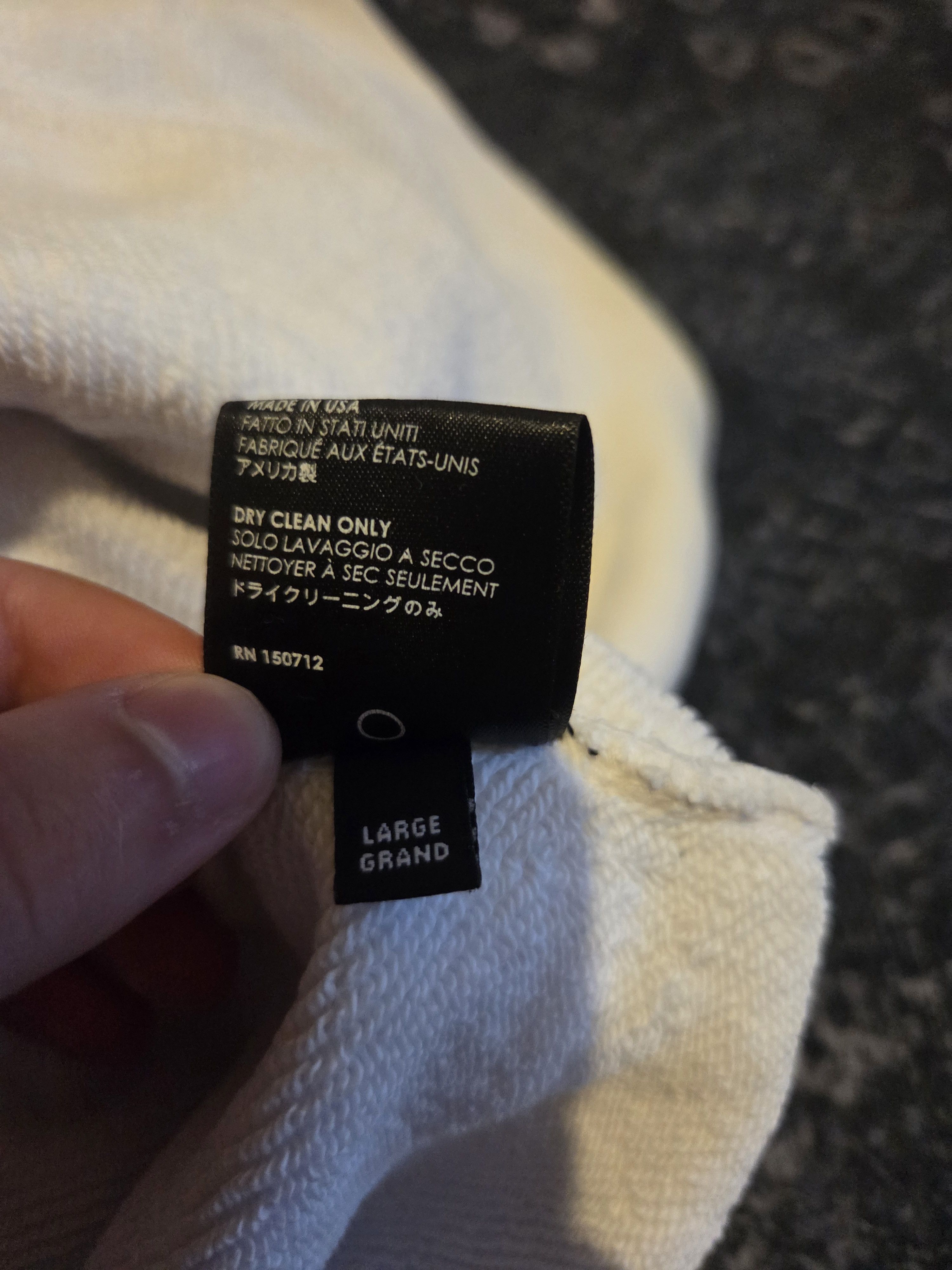 Amiri Amiri core logo withe hoodie L size Size US L / EU 52-54 / 3 - 5 Thumbnail