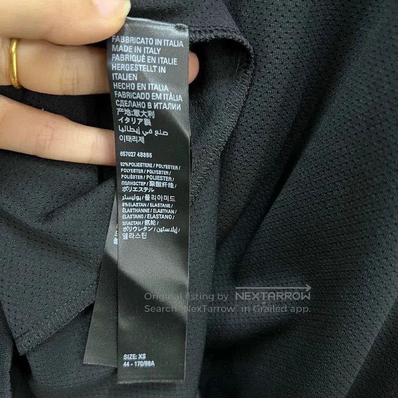 Balenciaga Balenciaga Black Mesh Logo Print Tee. Size US XS / EU 42 / 0 - 3 Thumbnail