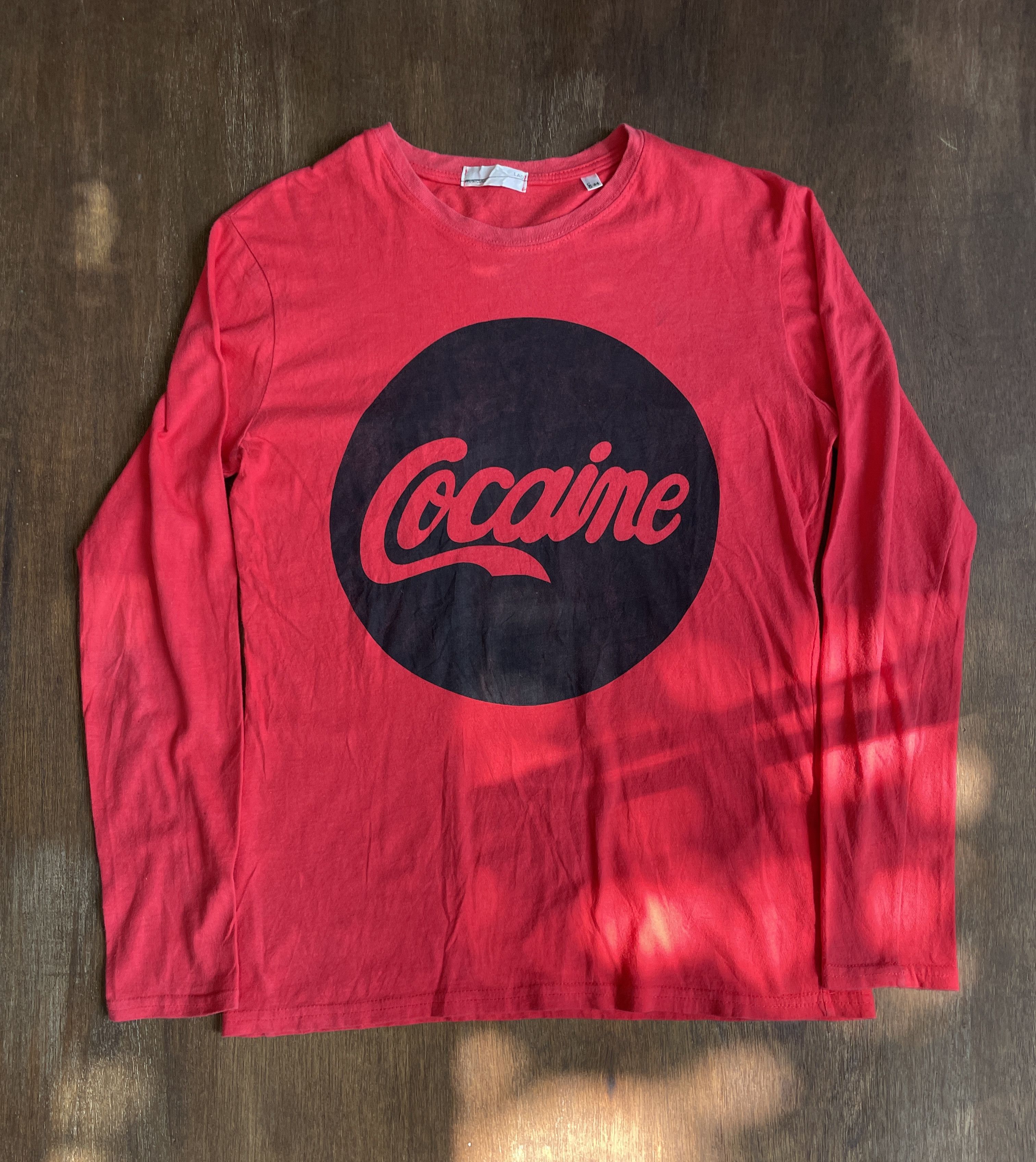 image of Lad Musician Cocaine Shirt in Red, Men's (Size Small)