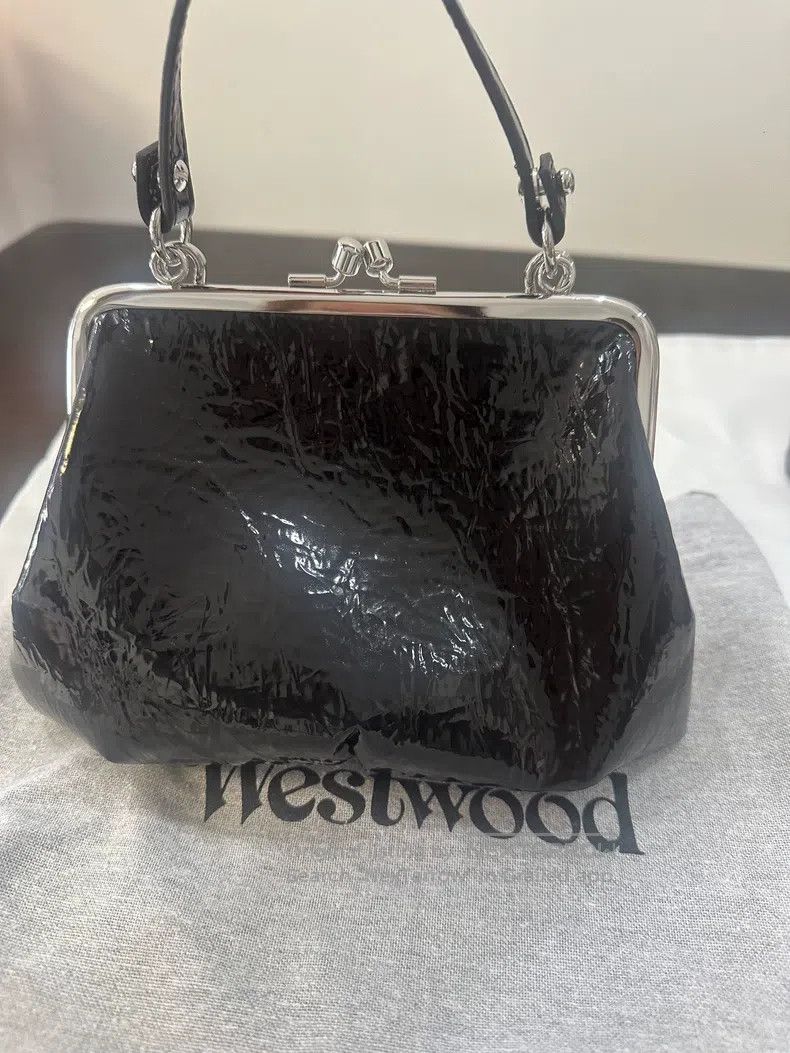 Vivienne Westwood Vivienne Westwood size os Wrinkled leather baozi bag Size ONE SIZE - 2 Thumbnail