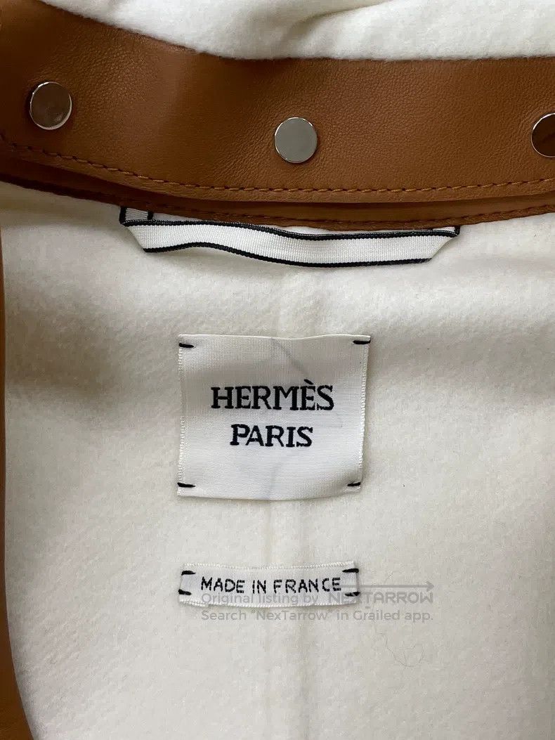 Hermes Hermes Black Cashmere Open Cardigan Jacket, Belt Missing Size XXS / US 00 / IT 34 - 5 Thumbnail