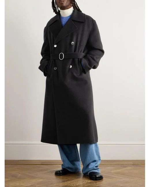 Jil Sander o1w1db10825 Double Breasted Coat in Black Size US S / EU 44-46 / 1 - 2 Thumbnail