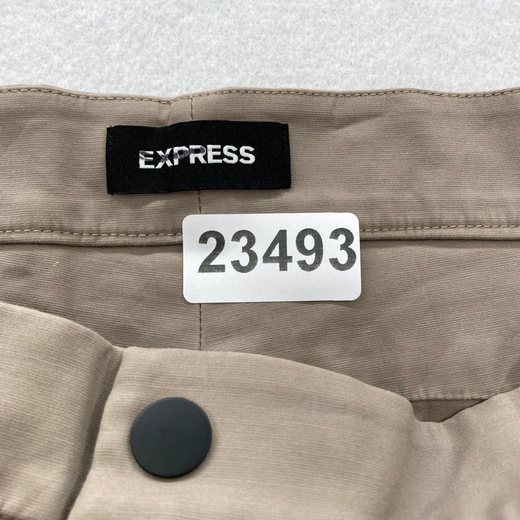 Express Express Pants Mens 40x27 Brown Slim Chino Stretch Fabric Tapered Leg Casual Pants Size US 40 / EU 56 - 5 Thumbnail