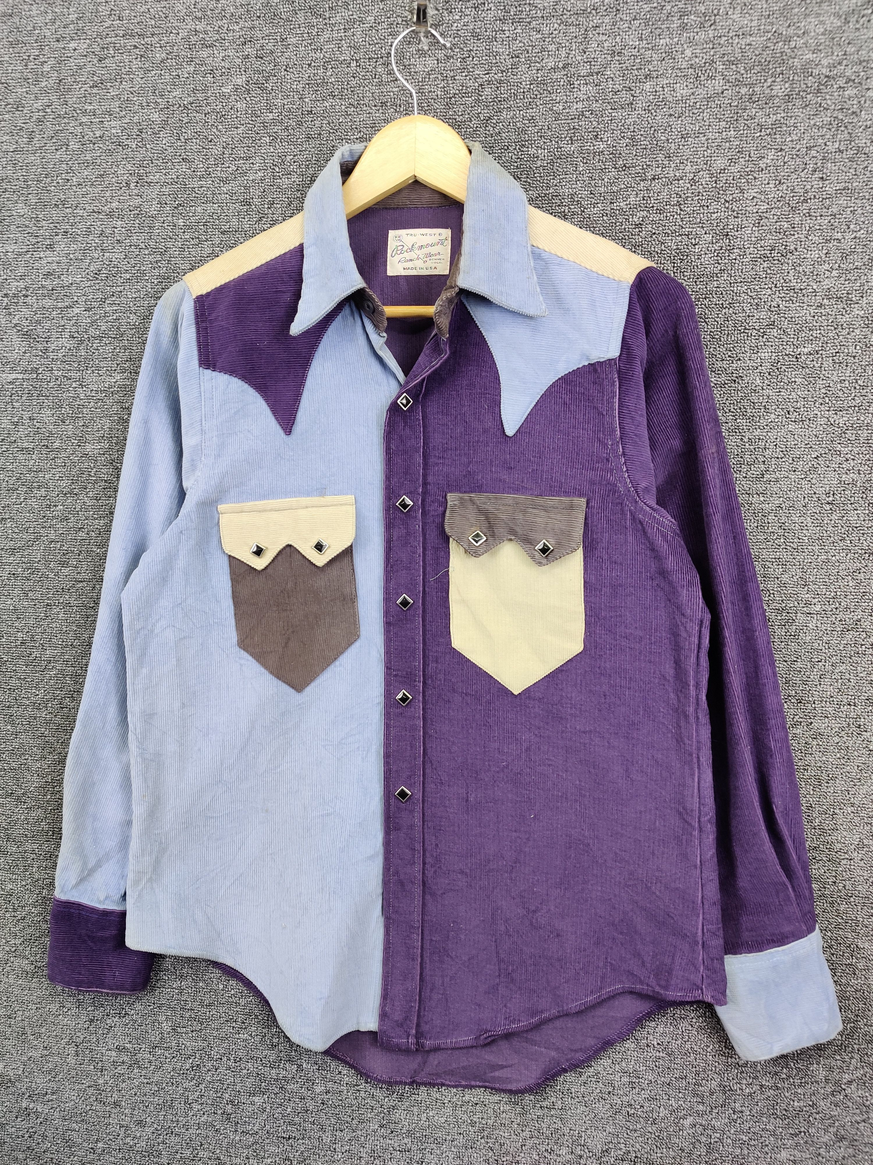 Rockmount Ranch Wear Vintage Rockmount Ranchwear Corduroy Western Shirt Size US M / EU 48-50 / 2 - 2 Thumbnail